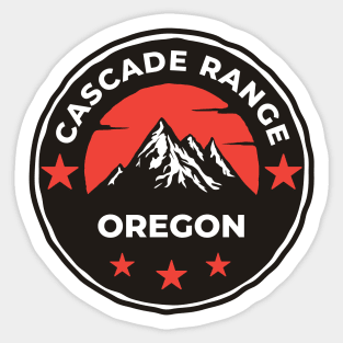 Cascade Range Oregon - Travel Sticker